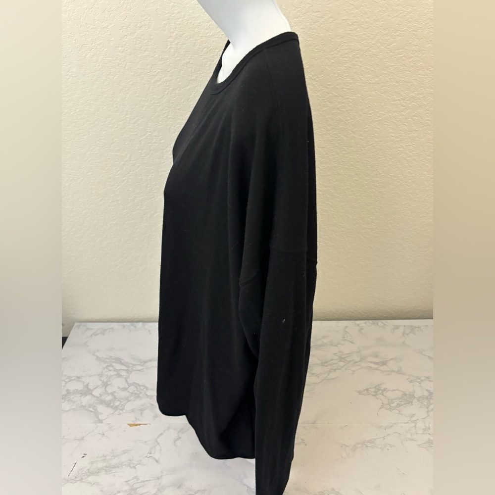 Old Navy Active Go-Dry women's sz L black LS low back shirt Pullover Top - Picture 2 of 5